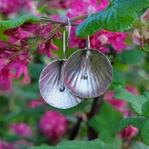 Sterling Silver Petal Earrings